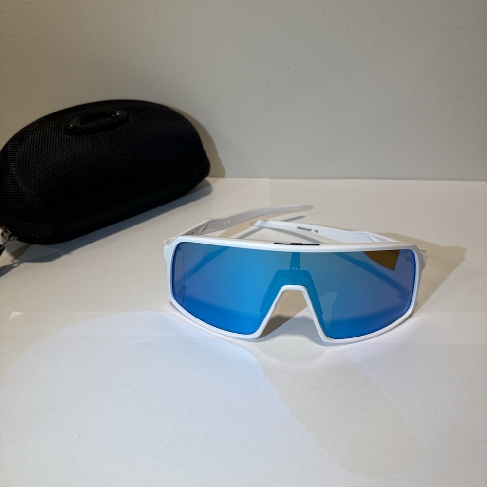 Oakley White and Blue Sunglasses